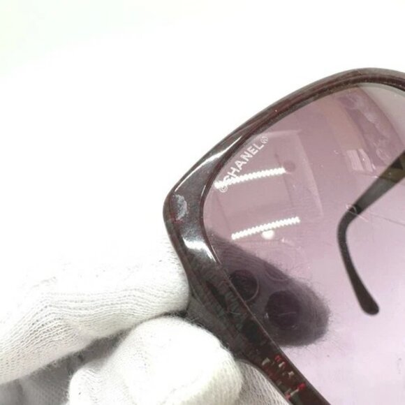 CHANEL 5267-A CC Mark eyewear glasses sunglasses Plastic Purple Based main image 16